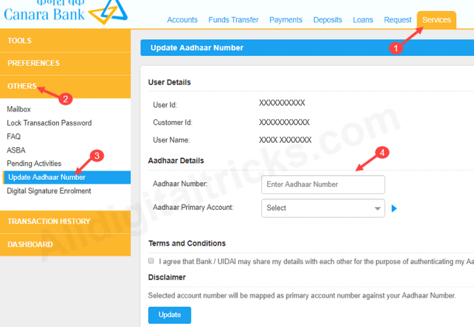 how-to-check-aadhar-linked-to-canara-bank-account